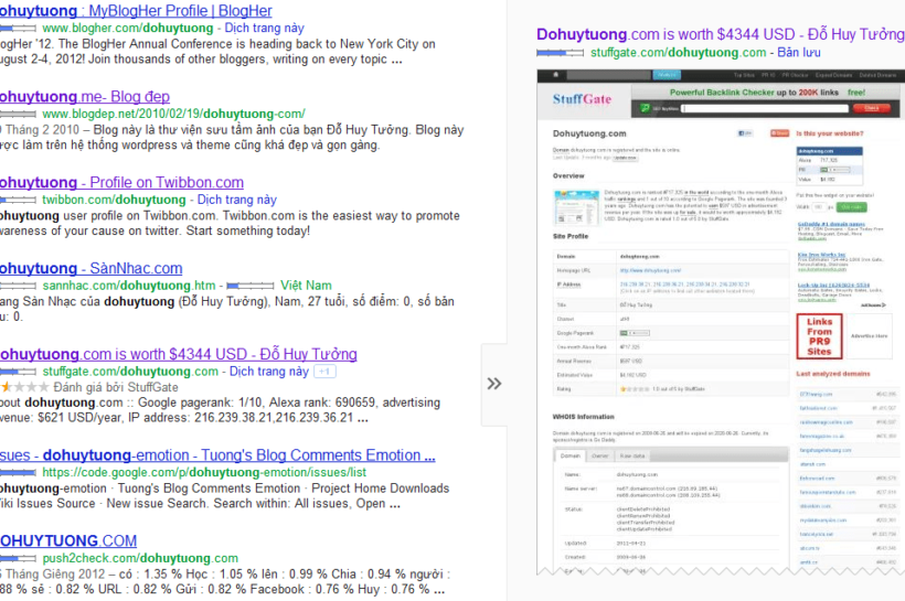 dohuytuong.com is worth $4,344 USD