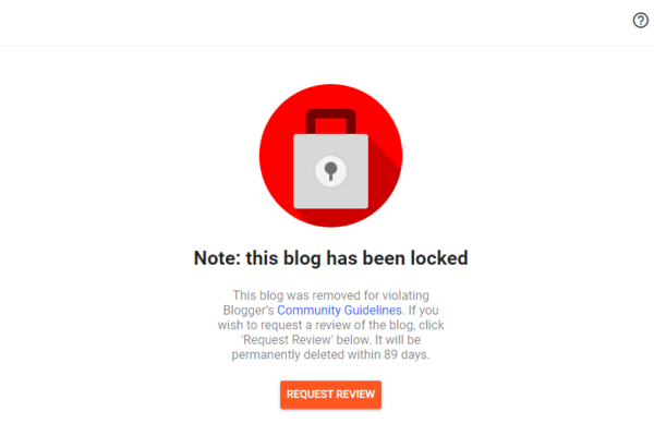 This blog has been locked